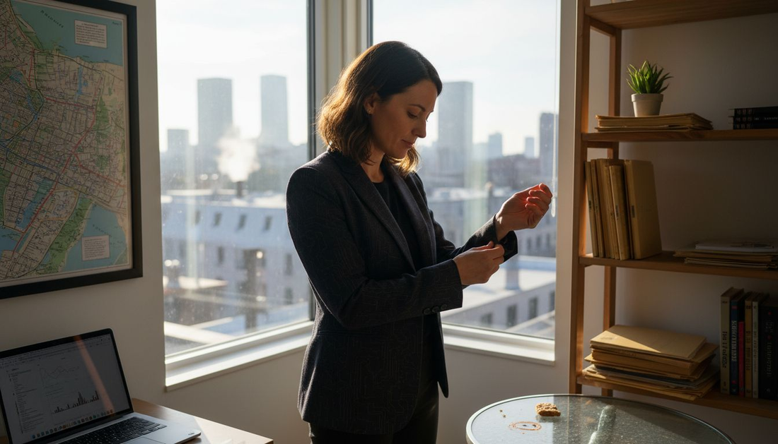 Professional wearing smart jacket in office