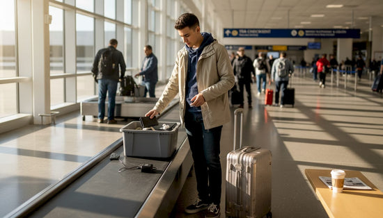 Traveler’s tech essentials at airport security