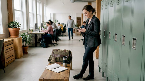 Professional woman in security-focused workwear