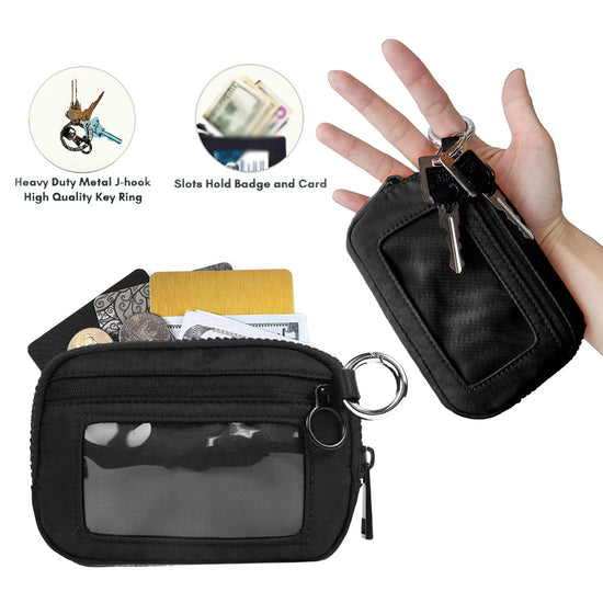 Men and Women Lightweight Minimalist 3 Pocket Wallets RFID Blocking Credit Card Holder Portable Mini  Coin Wallets